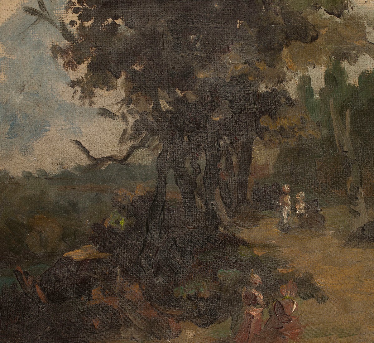 Landscape fragment sketch