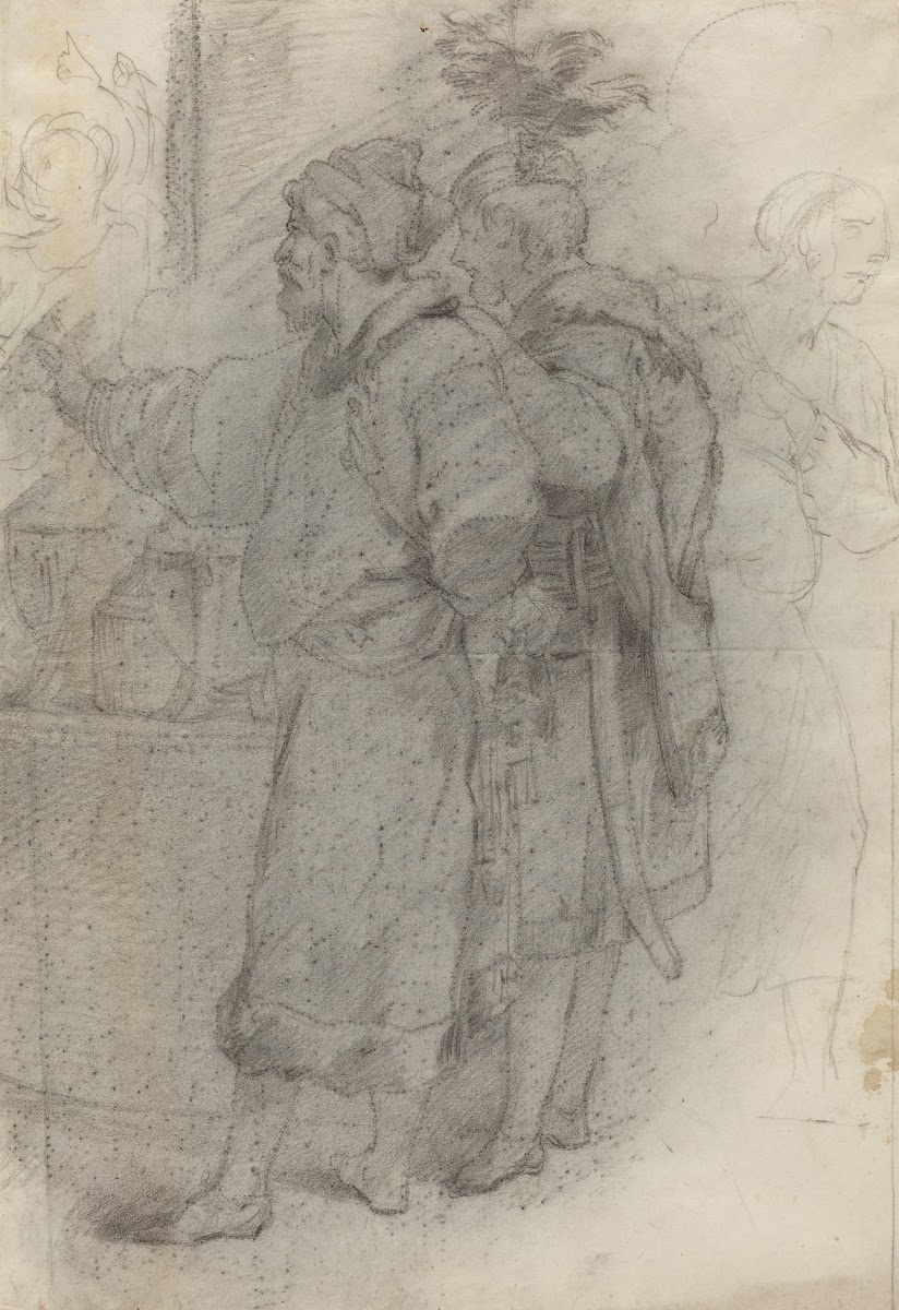 Two Standing Courtiers c 1820