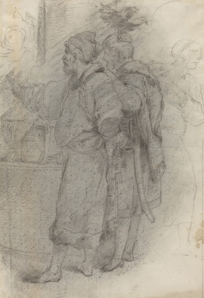 Two Standing Courtiers c 1820