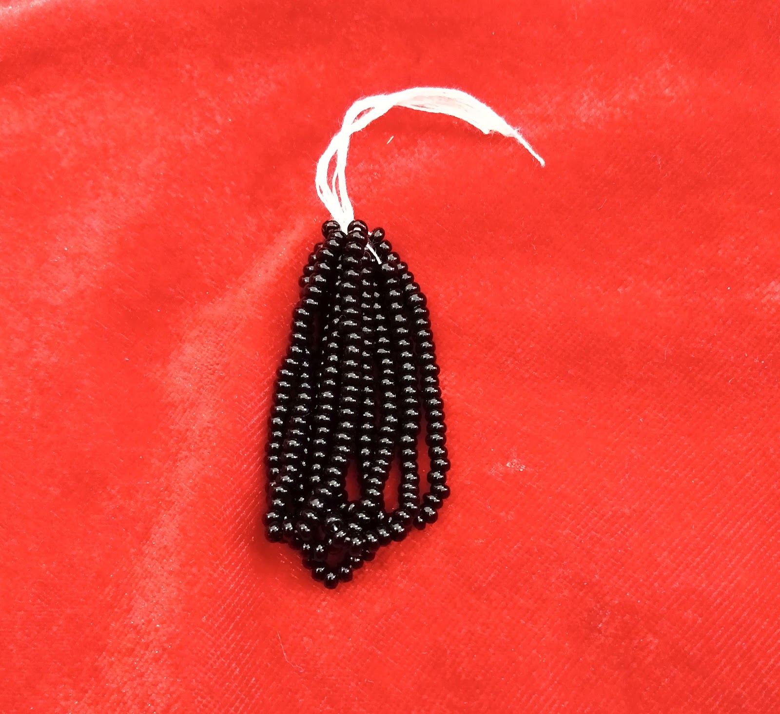 black glass big beads-3rs per gm