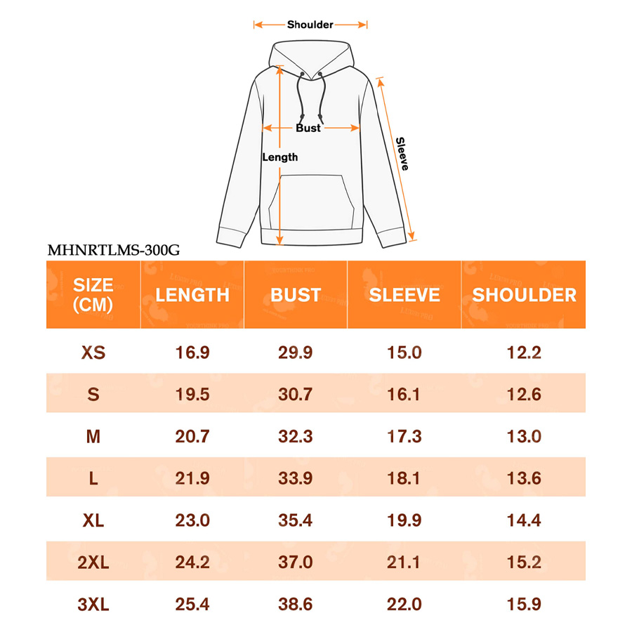 AOP Children's Hoodie 300g Air Layer