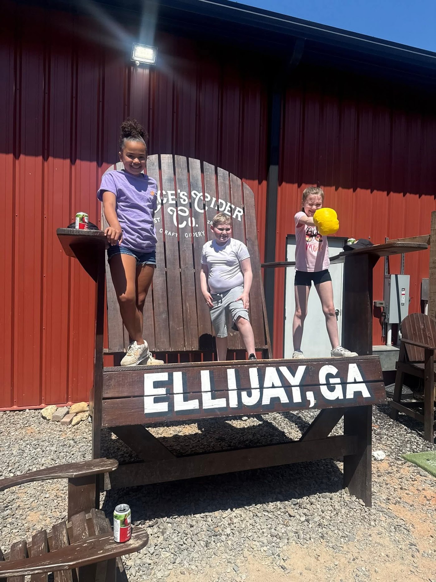 Kids and family at Reece's Cider Mill in Ellijay, Georgia — Georgia's Apple Capital