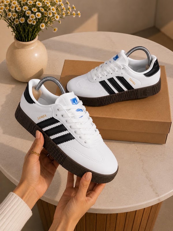 Adidas Samba Platform Blanco Negro