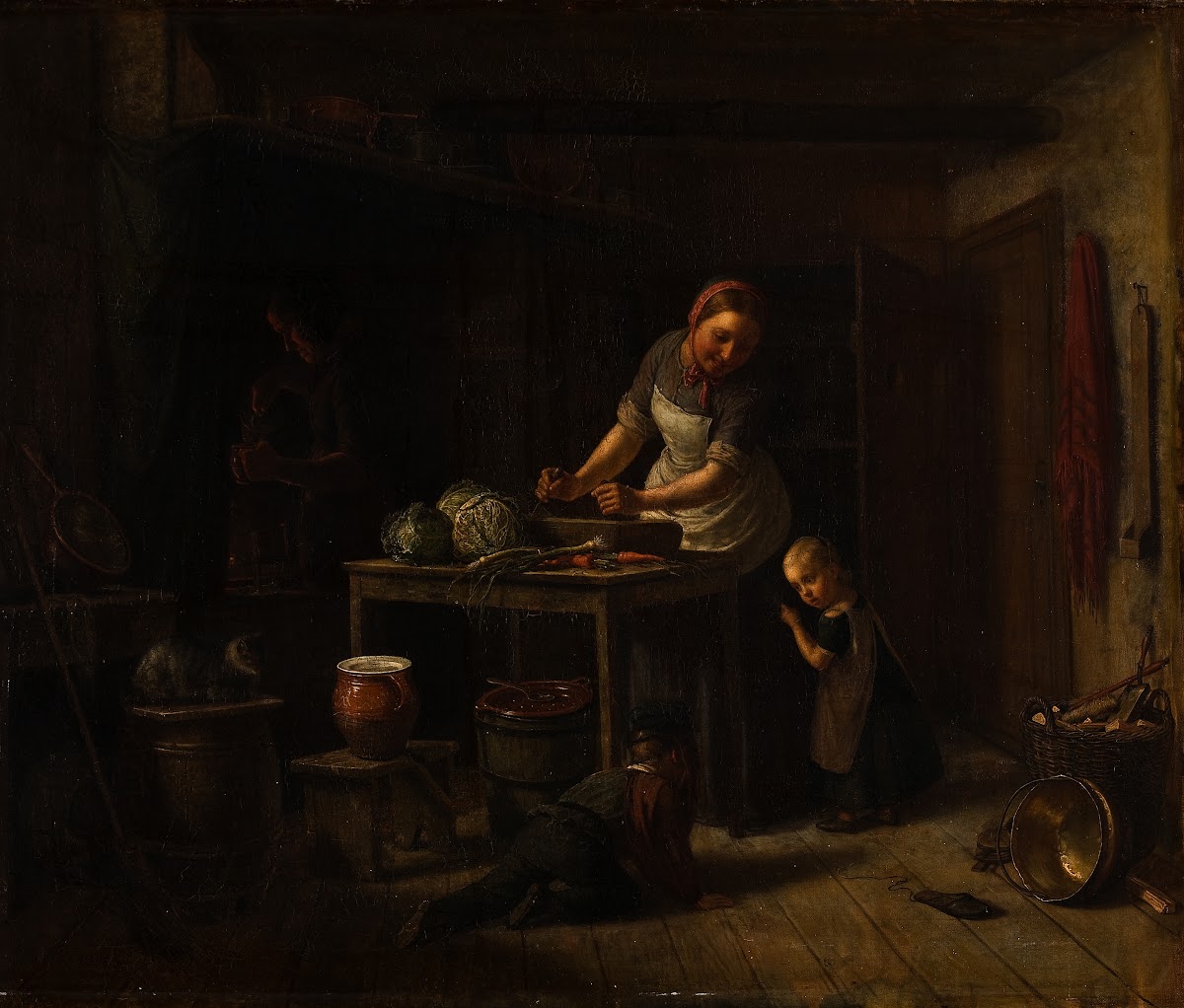 Kitchen Interior 1861