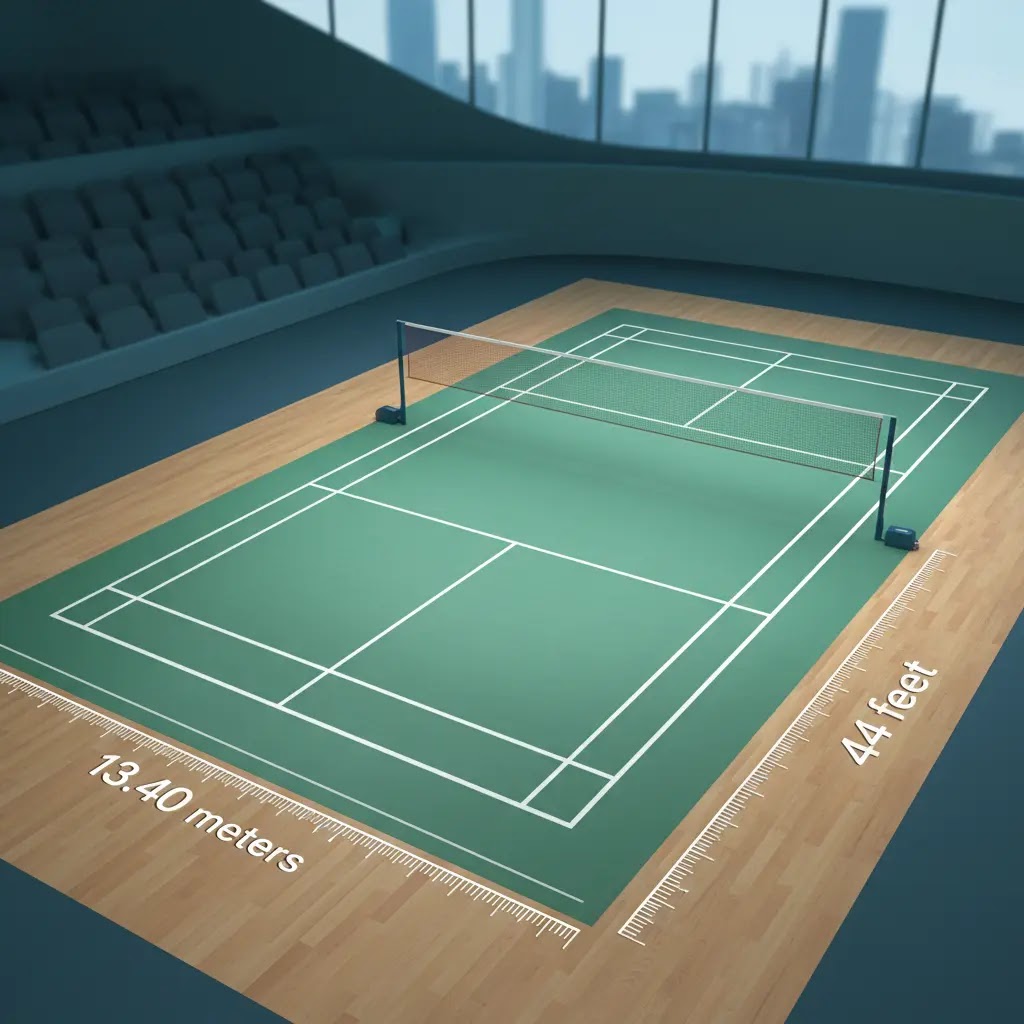 Berapa Panjang Lapangan Bulu Tangkis? Ini Ukuran Resminya