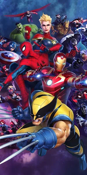 Marvel Comics, Superhero Team, Avengers, Comic Art 5K Wallpaper Background