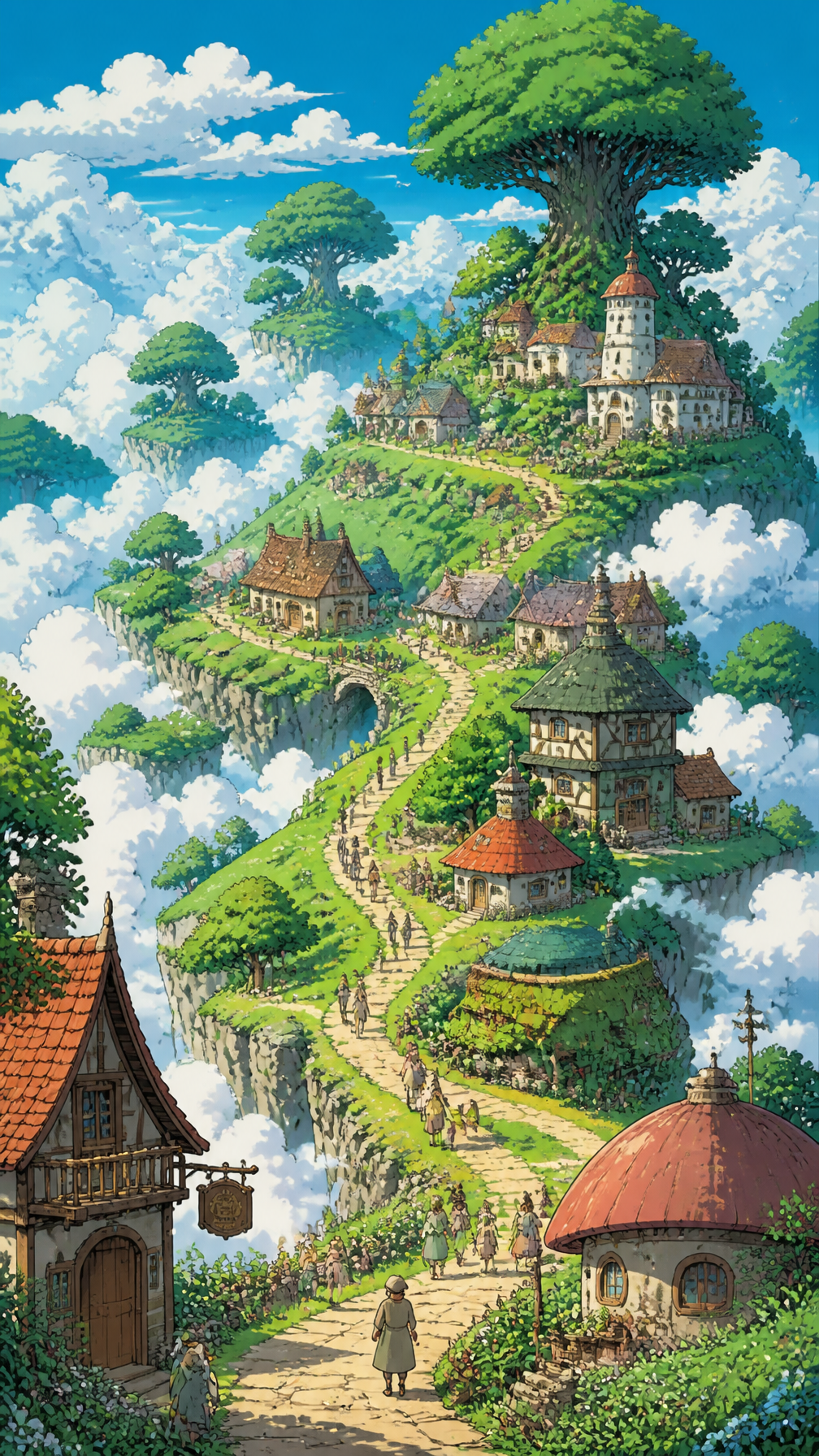 Vertical Hayao Miyazaki Ghibli Mano