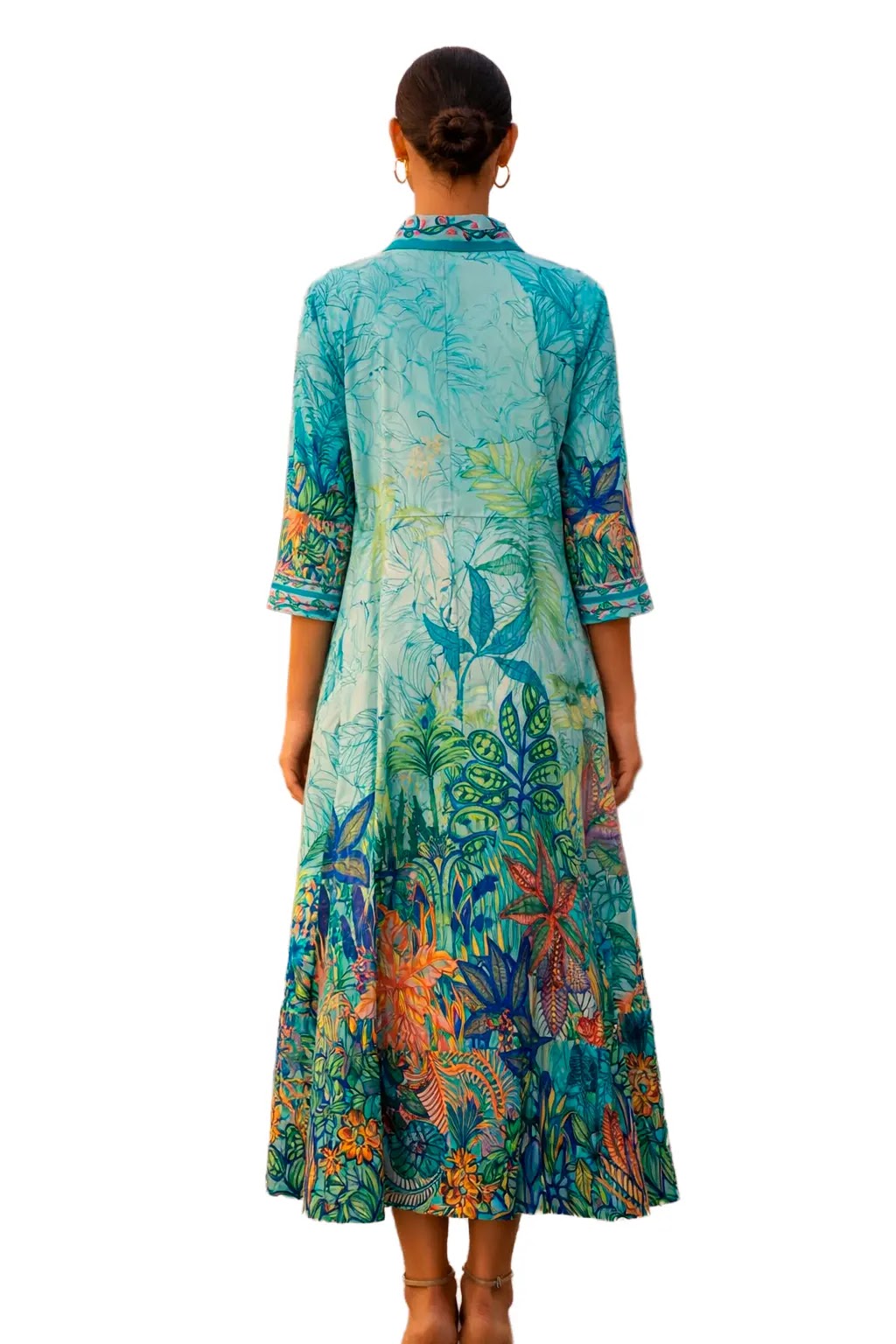 Jade Bloom Dress — 3