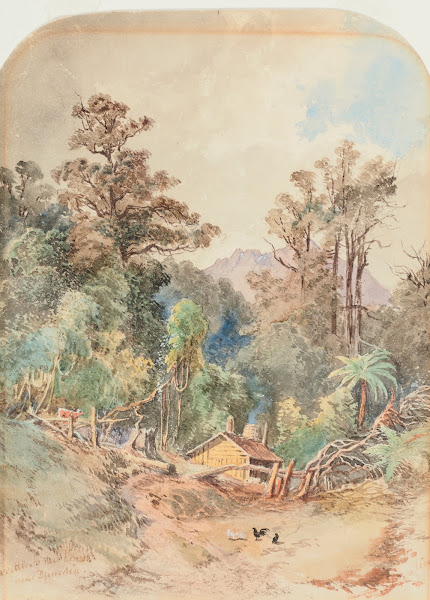 A settlers new home near Dunedin 1865