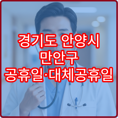 경기도 안양시 만안구 공휴일·대체공휴일 피부과 진료 병원 피부염·여드름 상담 가능