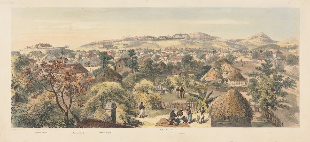 Freetown Sierra Leone ca 1850