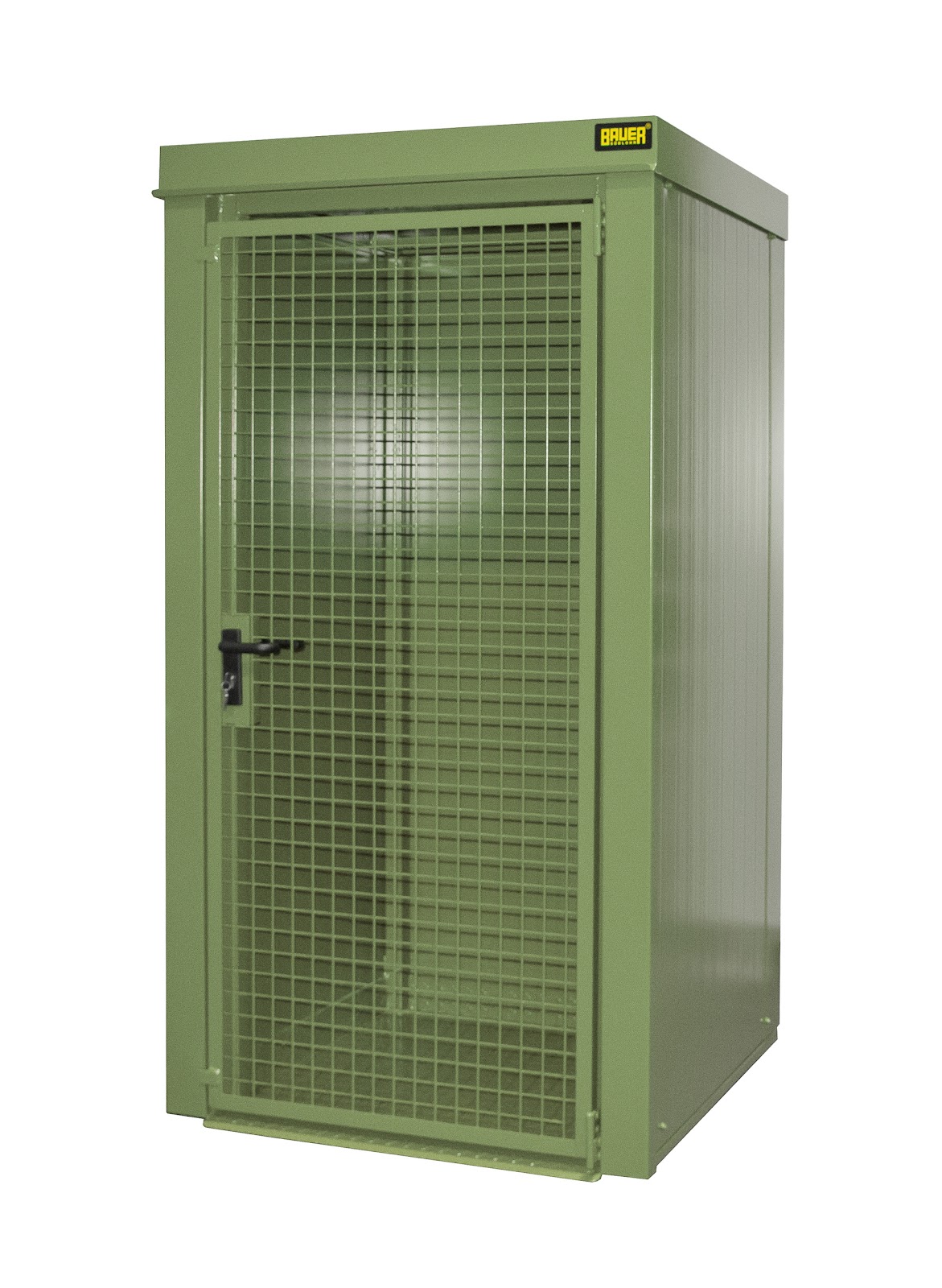 Gasflessen-container GFC-B M0, gelakt, Resedagroen
