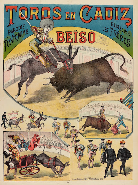 Toros En Cadiz Parodie Pantomime Reglee Par Les Freres Beïso 1893