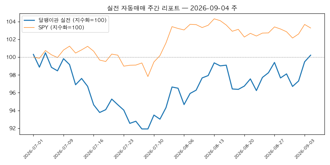 주간 에쿼티 곡선
