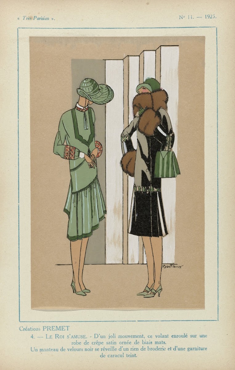 Créations Premet  Le Roi Samuse 1925
