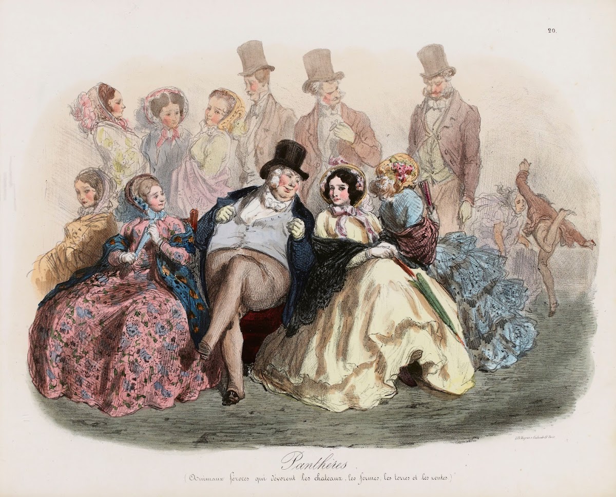 La ménagerie parisienne Premier tirage Pl21 1854