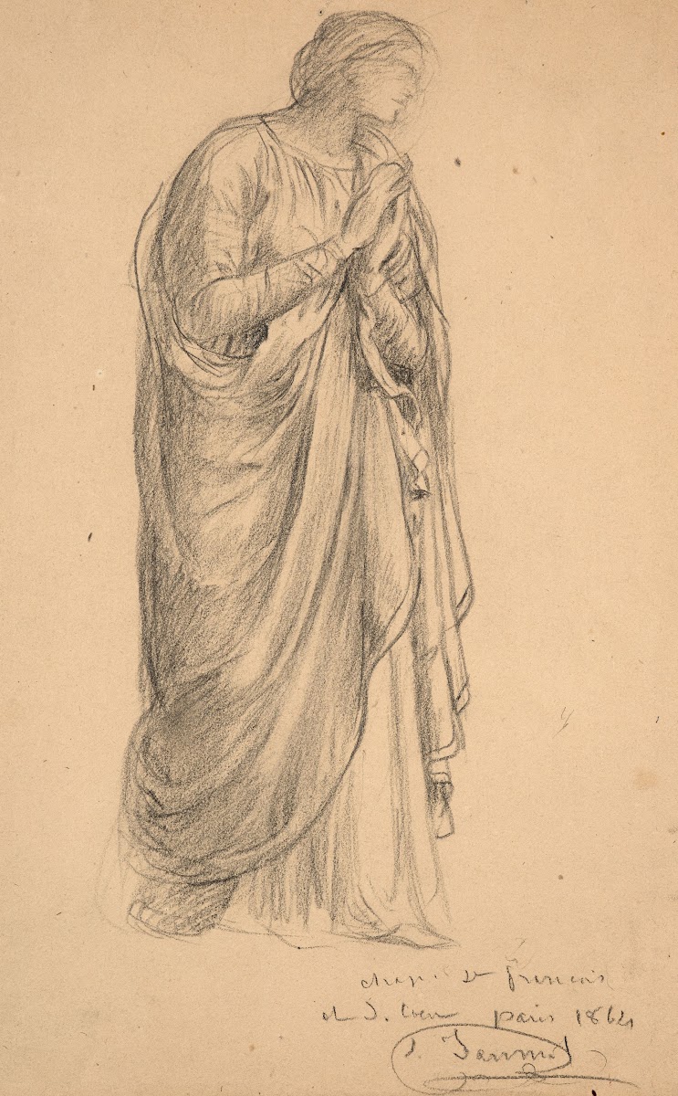 Study for Le Christ présentant lhostie et le calice 1864