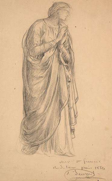 Study for Le Christ présentant lhostie et le calice 1864