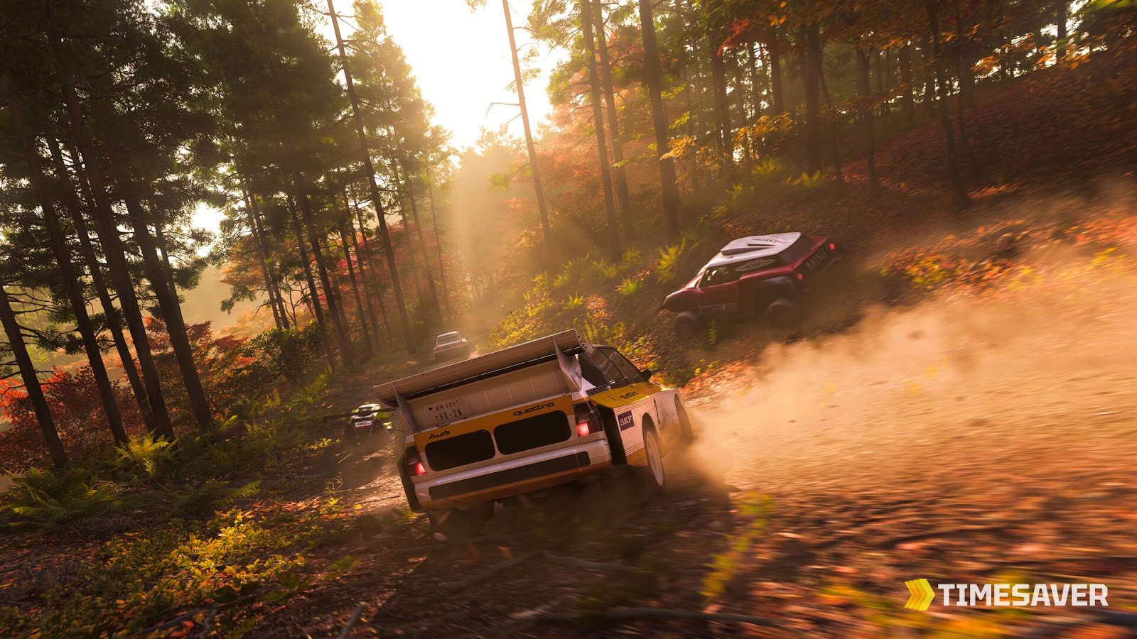 Forza Horizon 6 skill chain farming route — cars speeding through a Festival course