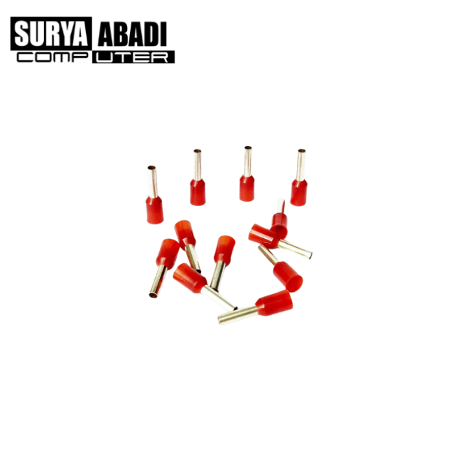 SKUN INSULATED FERRULES E1008 KABEL 1MM MERAH
