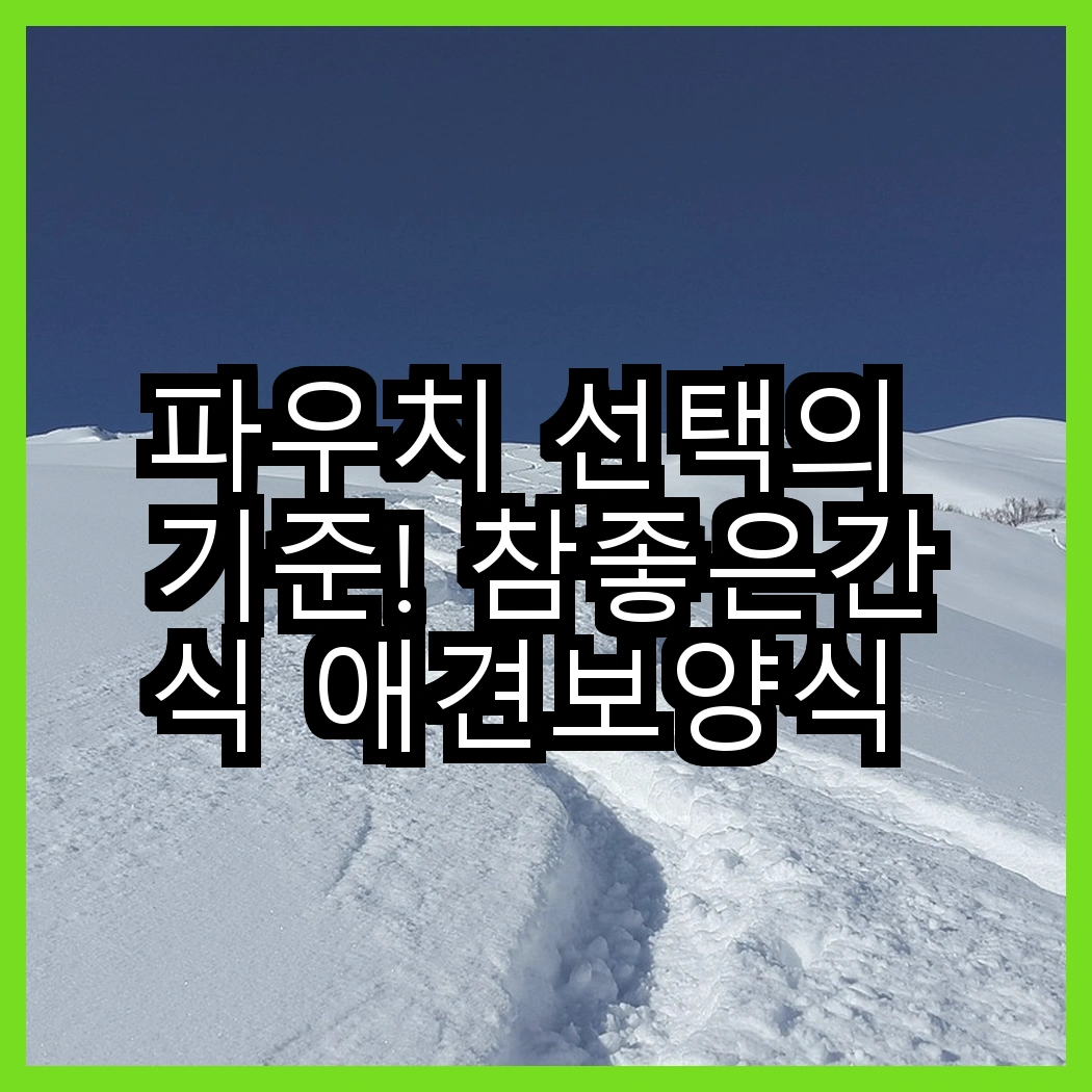 파우치 선택의 기준! 참좋은간식 애견보양식 파우치 vs 쉬바 고양이 주식 파우치, 어떤 것이 더 좋을까? 썸네일