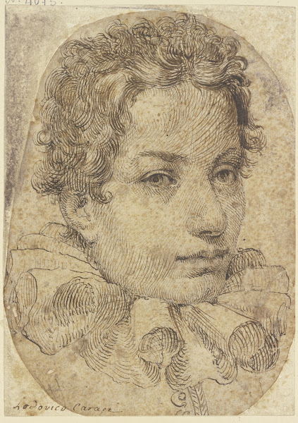 Young man with ruff