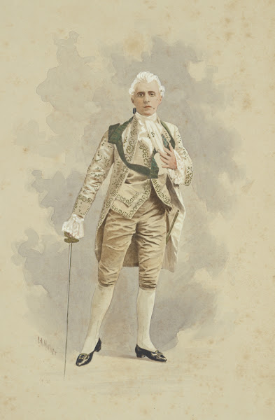 Edward Hugh Sothern in the play Sheridan or The Maid of Bath 1897 1870   1897