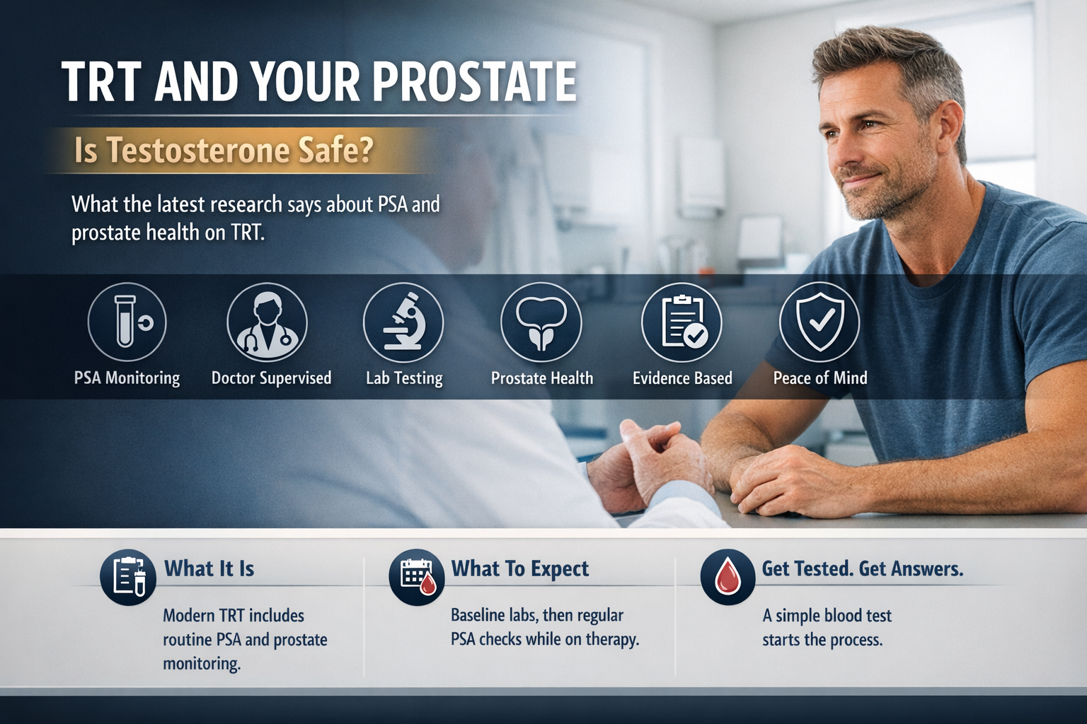 Is TRT Safe for Your Prostate? PSA, Cancer Risk & Monitoring