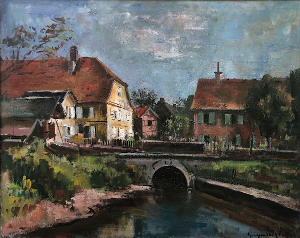 Fränkisches Dorf bei Bamberg 1940