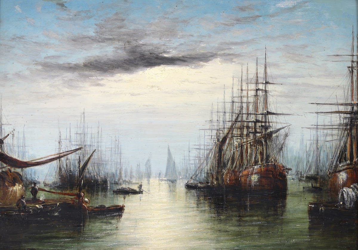 Shipping On The Thames