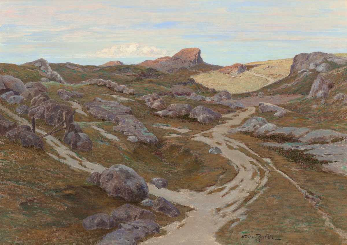Path through a Rocky Landscape 1915