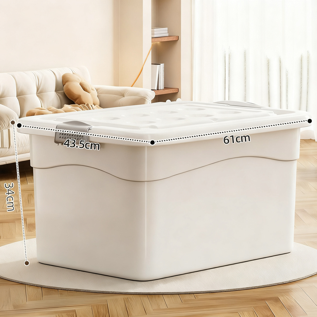 Plastic storage box, 50–60 L, model JBS-NY-PL01