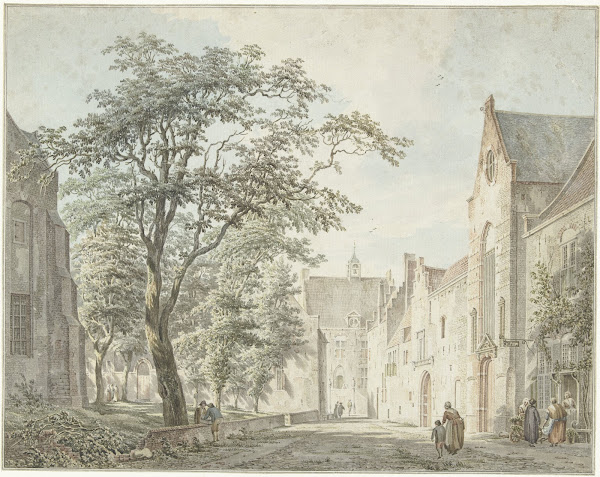 Gezicht in de stad Montfoort 1775