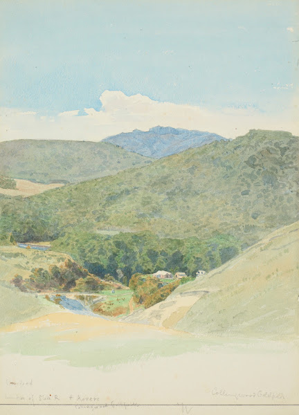 Junction of Slate and Aorere Rivers Collingwood Goldfields 1869