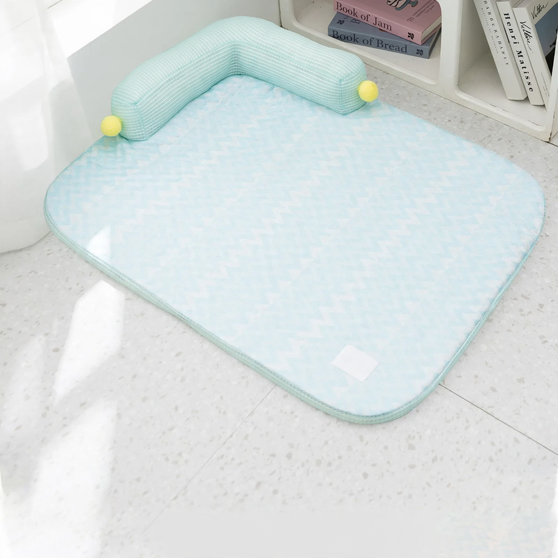 Cooling bed for cats and dogs, L-shape