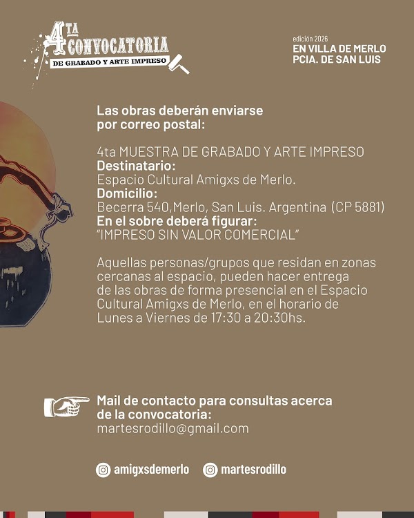 4° Convocatoria de Grabado y Arte Impreso