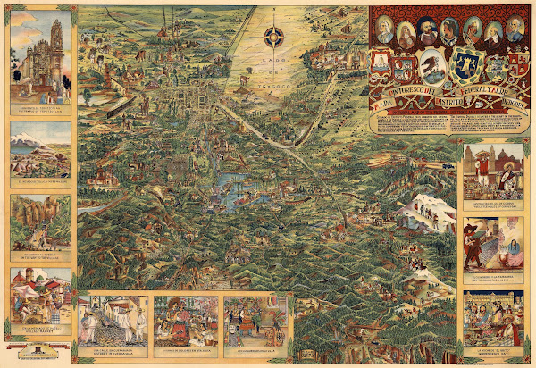 Valley Of Mexico Mexico City 1930