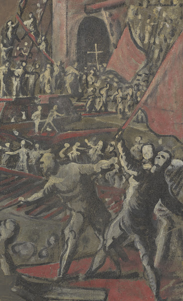 Venetian Soldiers Attacking Constantinople recto 1598 1605