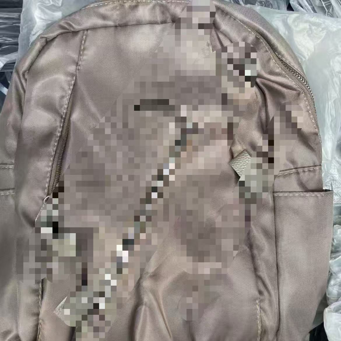 Nylon backpack for women, leisure and travel