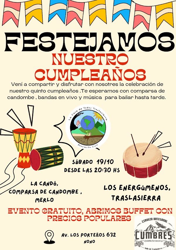 FIESTÓN DE CUMPLEAÑOS DE LA CASA DE TODOS