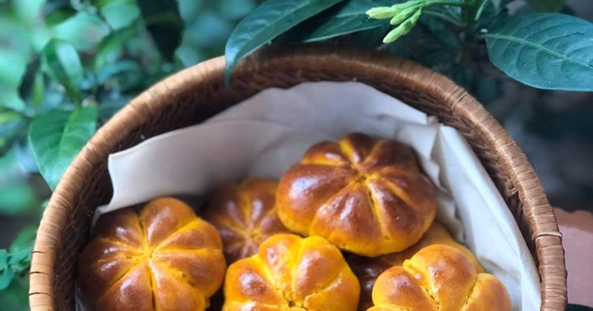 Bánh mì bí đỏ nướng bằng nồi chiên không dầu (CT savouryday)