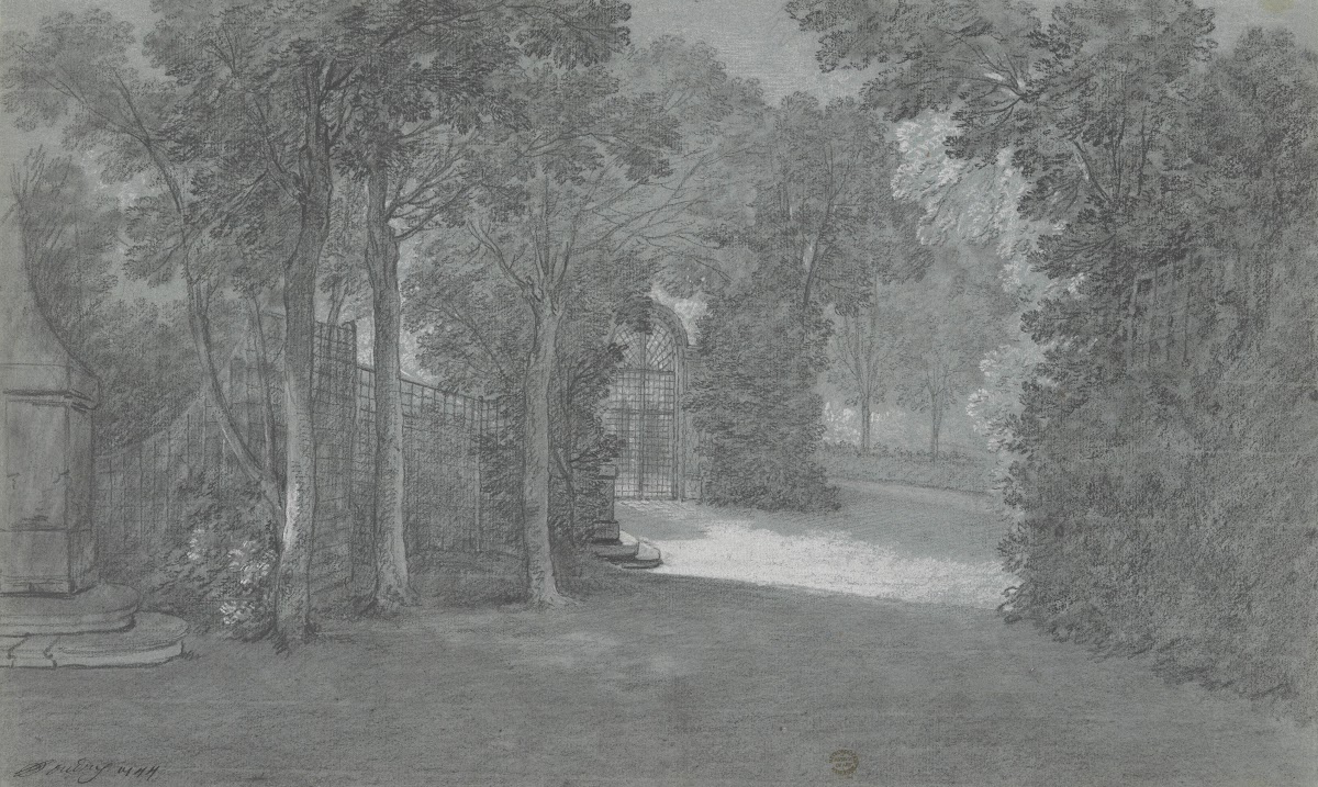 View in the Gardens of Arcueil 1744