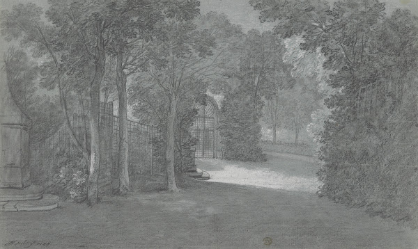 View in the Gardens of Arcueil 1744