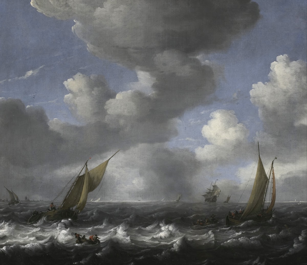 Seascape and Fishing Boats 1708