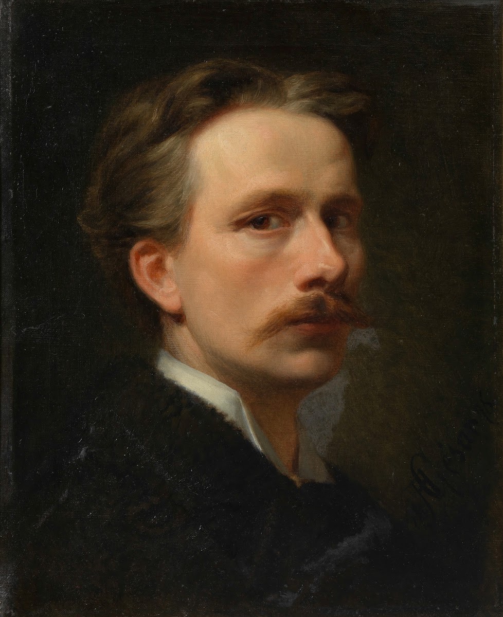 Selbstbildnis August Cesar 1876