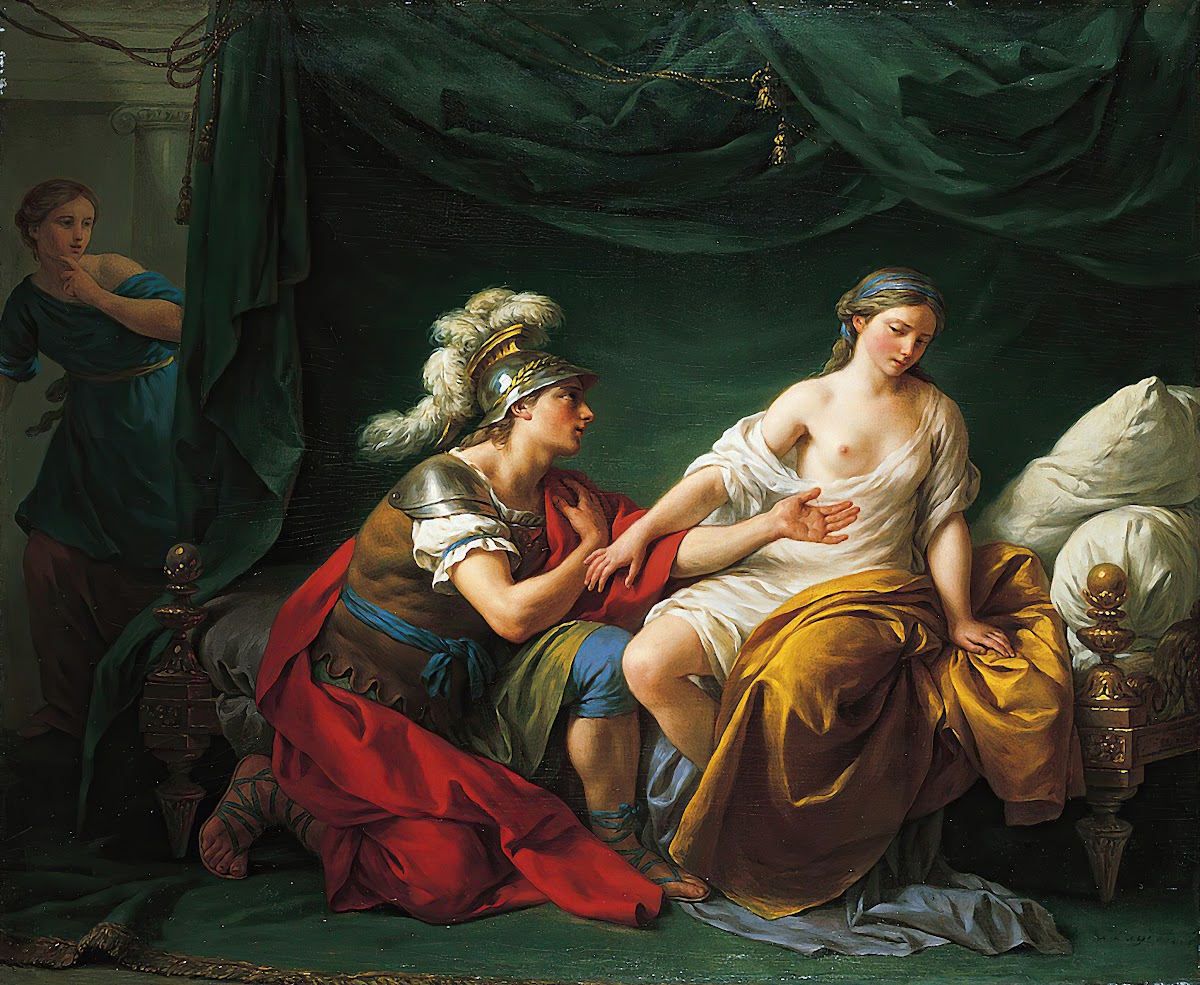 Alcibiades on his Knees Before his Mistress circa 1781