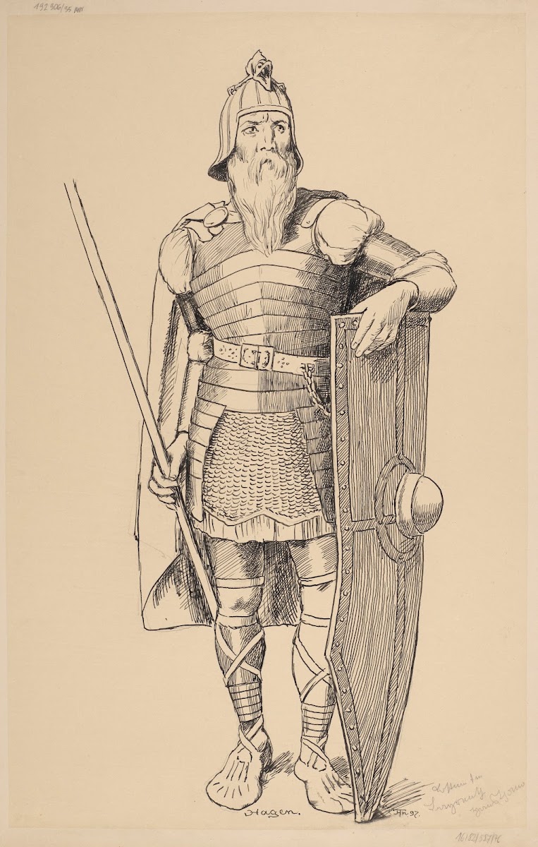 Costume Design for Hagen 1897