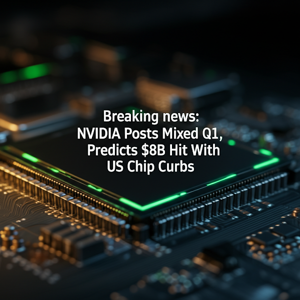 Breaking news: Nvidia Posts Mixed Q1, Predicts $8B Hit With US Chip Curbs
