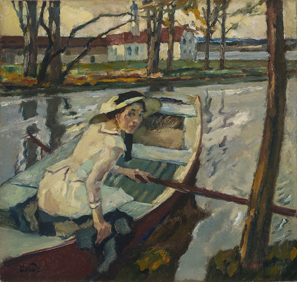 Ruderpause Hartmannsberg 1911
