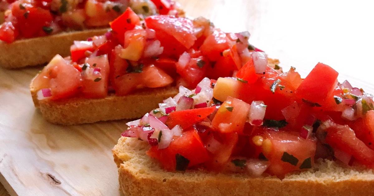 🌱 Bruschetta Italian Classic (Vegan)